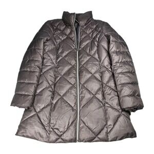 Andrew Marc Women's Puffer Coat Diamond Quilted Full Zip Size‎ S